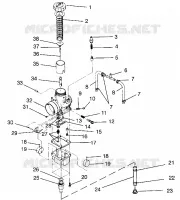 VERGASER ULTRA SKS 0960578, EUROPEAN ULTRA SKS E960578, AND ULTRA RMK 096 (4931683168C013)