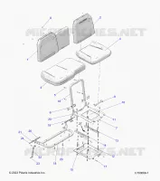 SITZ ASM. AND SLIDER