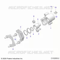 BRAKES, HINTERSATTELS