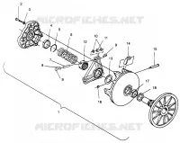 Antriebskupplung 500 EFI SKS 0962574, 500 EFI RMK 0962974, and EUROPEAN 500 EFI (4931983198C001)