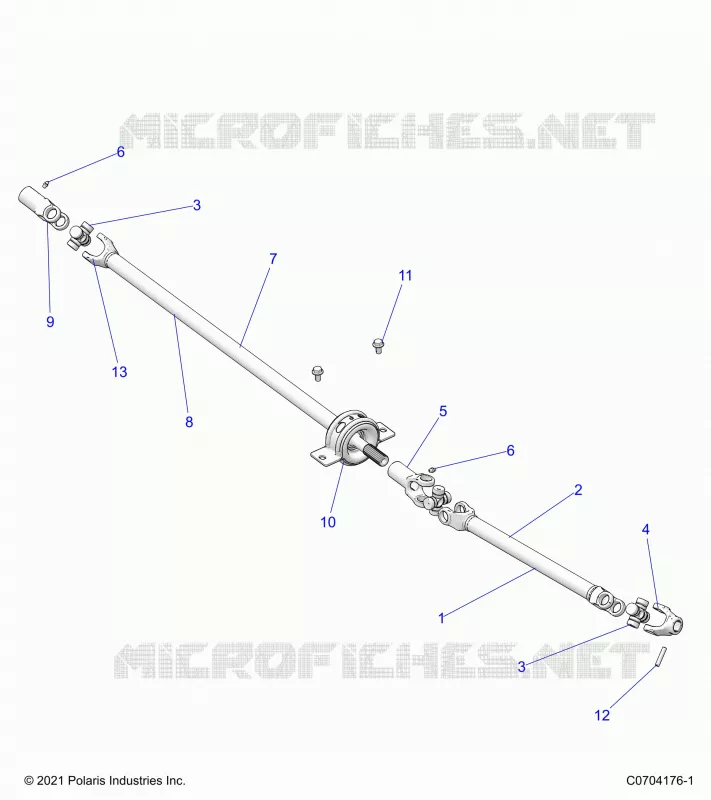 ANTRIEB, FRONT PROP SHAFT