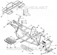 BUMPER / GEPÄCHTRÄGER TRAIL BOSS W968527 (4935883588A007)