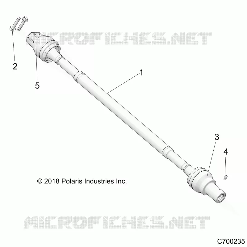 ANTRIEB, REAR PROP SHAFT