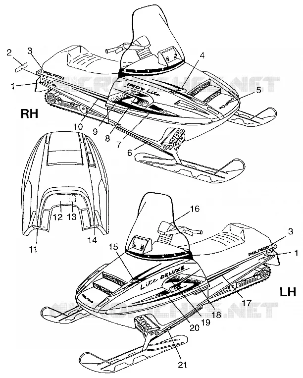 DECALS LITE 0973433 AND LITE DELUXE 0973431 (4938273827A011)