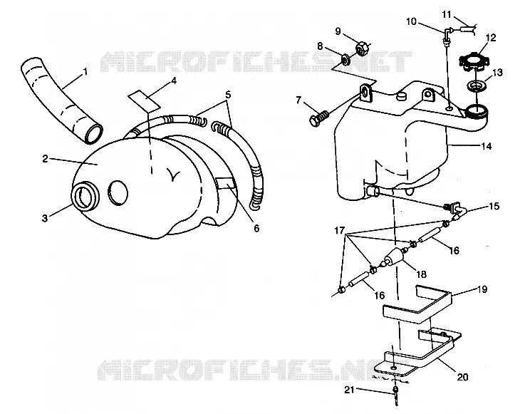ÖLTANK / LUFTFILTERKASTEN  STARLITE 0943427 (4924992499030A)