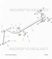 SUSPENSION, REAR STABILISATORSTANGE