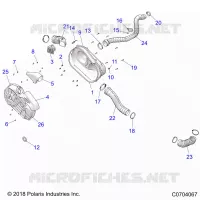 ANTRIEB, CLUTCH COVER AND DUCTING