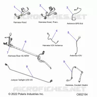 ELEKTRIC, WIRE HARNESSES, HOOD/JUMPERS, GPS