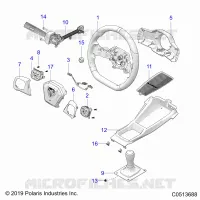 CONTROLS, HAND CONTROLS MANUAL- T23AAFGB/HB/PGD/HD/RGB/HB ALL OPTIONEN (C0513688)