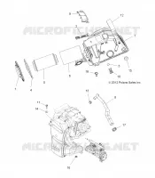 MOTOR, LUFTEINLASS