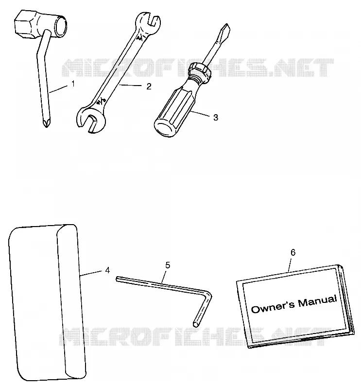 TOOL KIT SLTX B974590 AND INTL. SLTX I974590 (4941214121B012)