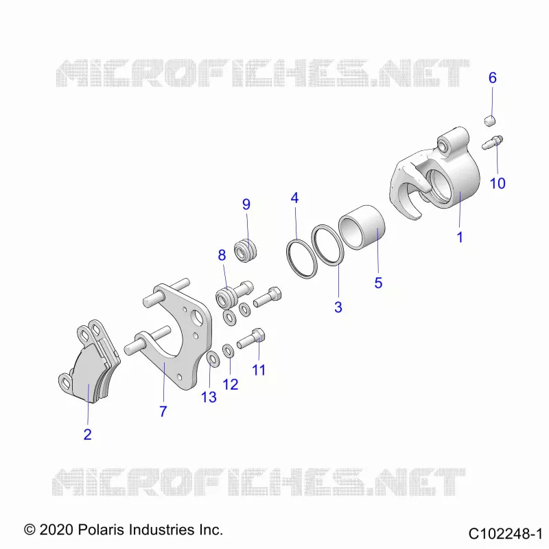 BRAKES, BRAKE BREMSZANGE VORNE (TO 8/16/2021)