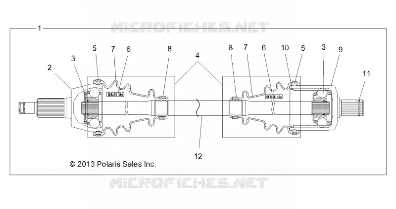ANTRIEB, FRONT HALF SHAFT