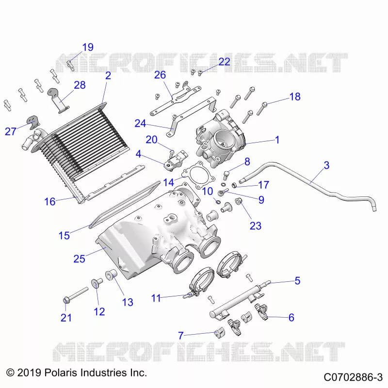 ENGINE, LUFTEINLASS MANIFOLD