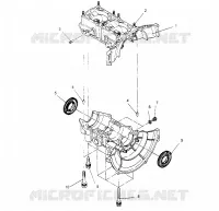 CRANKCASE ASSEMBLY LITE 0953433 AND LITE DELUXE 0953431 (4928902890C009)