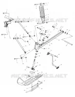 FRONT SUSPENSION AND SKI