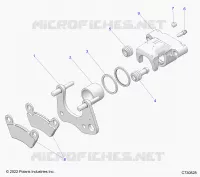 BRAKES, BREMSZANGE HINTEN