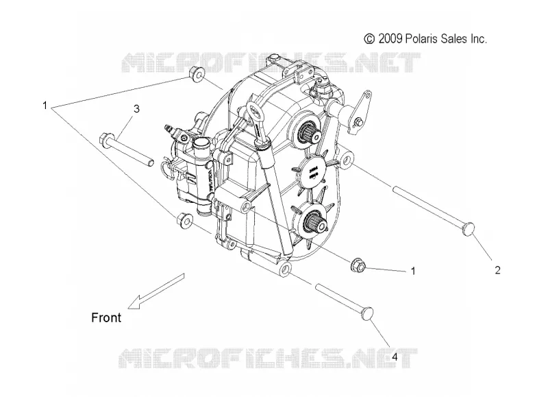 ANTRIEB, GETRIEBEGEHÄUSE MOUNTING