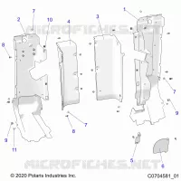 KAROSSERIE HINTEN CLOSEOFF, SIDE PANELS