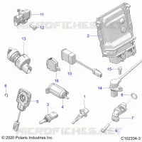 ELEKTRIC, SWITCHES, SENSORS, ECU AND CONTROL MODULES