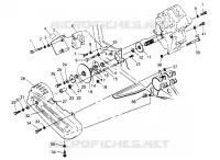 GETRIEBEGEHÄUSE/BREMSE AND KETTEN ??COVER MOUNTING  4X4 400L W948140 (4926772677C003)