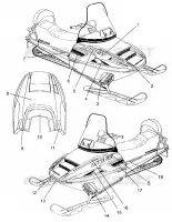 DECALS LITE GT 0963133 AND EUROPEAN LITE GT E963133 (4933083308A011)