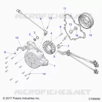 ENGINE, STATOR AND FLYRAD
