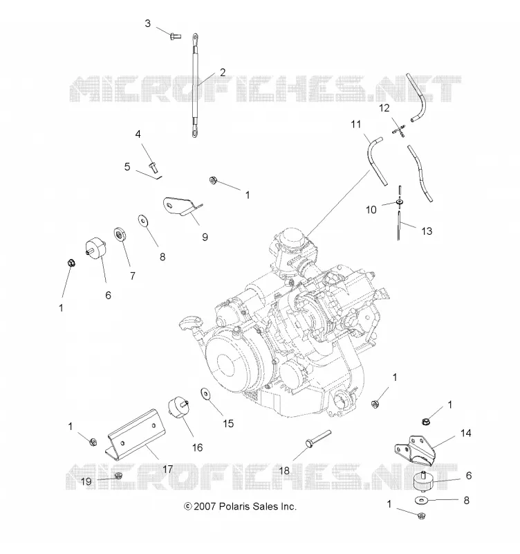 MOTOR, MOUNTING