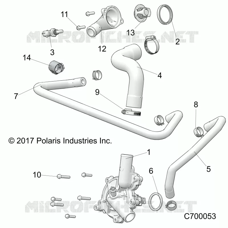 MOTOR, WATERPUMP AND BYPASS