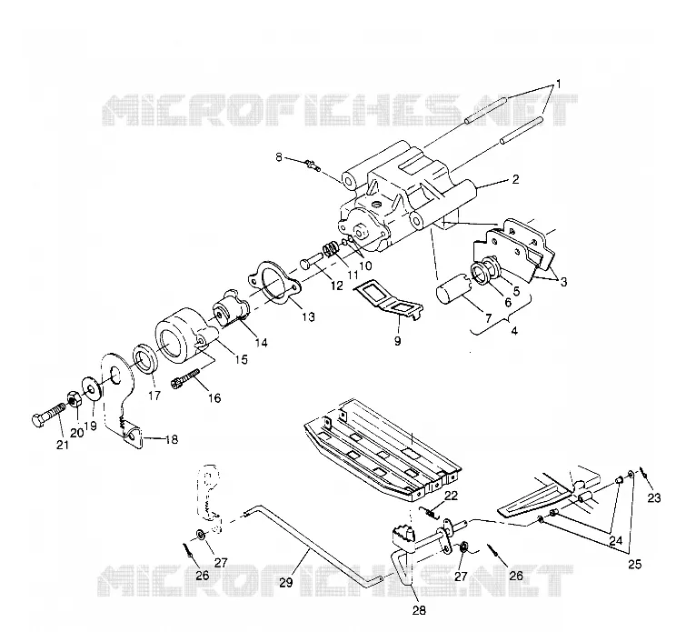 BREMS ASSEMBLY Sportsman 4x4 W958040 (4930403040C005)