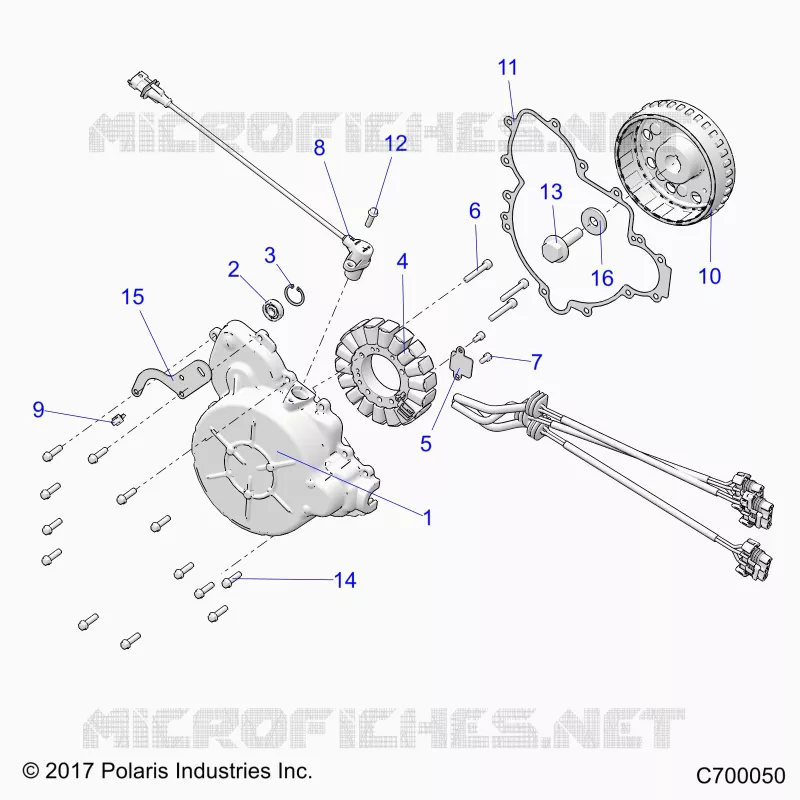 ENGINE, STATOR AND FLYRAD
