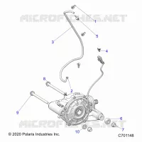 ANTRIEB, FRONT GEARCASE MOUNTING