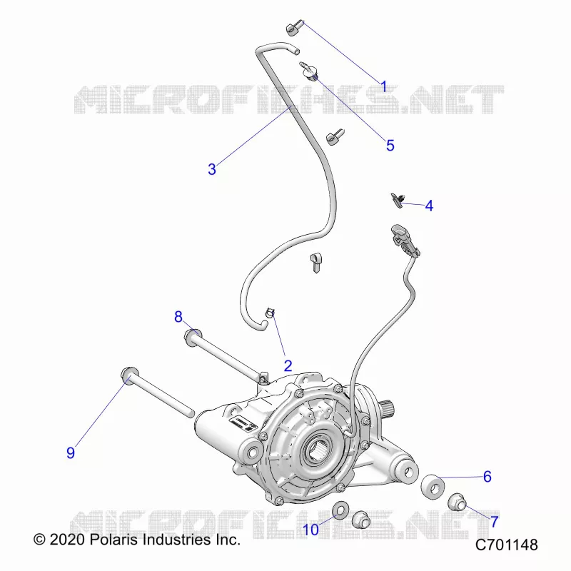 ANTRIEB, FRONT GEARCASE MOUNTING