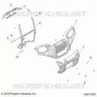 FRONTSTOSSSTANGE AND MOUNTING