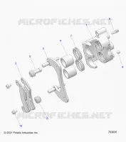 BRAKES, BREMSZANGE HINTEN