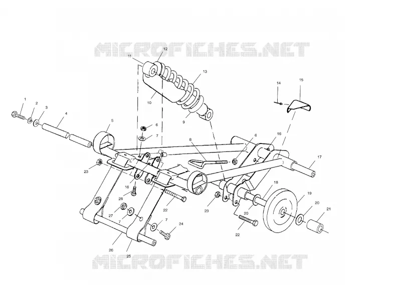 FRONT Drehmomentarm
