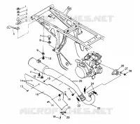 ABGASSYSTEM  2x4 400L W957540 (4930093009A011)