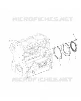 ENGINE, KURBELWELLE OIL SEAL FLANGE