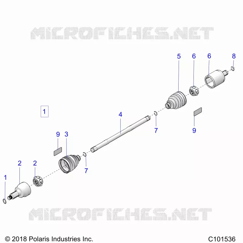 DRIVE TRAIN, GETRIEBE VORNE SHAFT