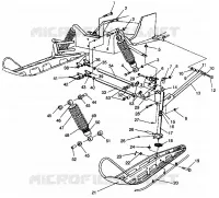 FRONT SUSPENSION AND SKI 440 XCR SP 0941660 (4927082708011A)