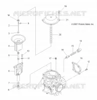 MOTOR, VERGASER UPPER