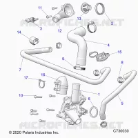 MOTOR, WATERPUMP AND BYPASS