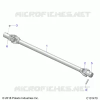 ANTRIEB, PROP SHAFT, FRONT