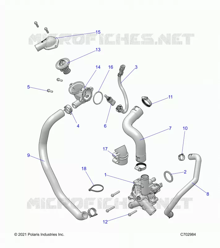 MOTOR, WATERPUMP AND BYPASS