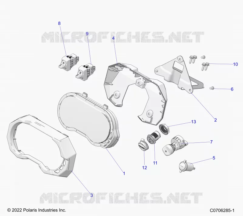 ELEKTRIC, DASH INSTRUMENTS AND CONTROLS