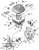 CRANKCASE AND ZYLINDER