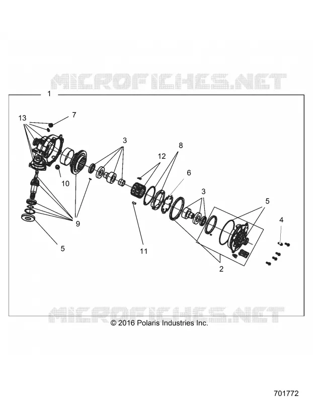 ANTRIEB, FRONT GEARCASE INTERNALS