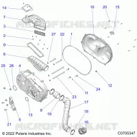 ANTRIEB, CLUTCH COVER AND DUCTING