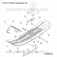 STEERING, SKI ASM.,PRO-FLOAT, SP
