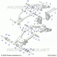 HINTERRADAUFHÃ„NGUNG CONTROL ARM, MOUNTING
